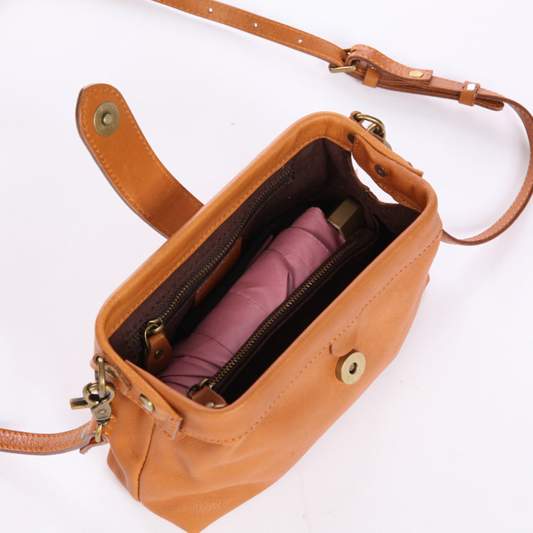 Genuine Leather Women Crossbody Bag