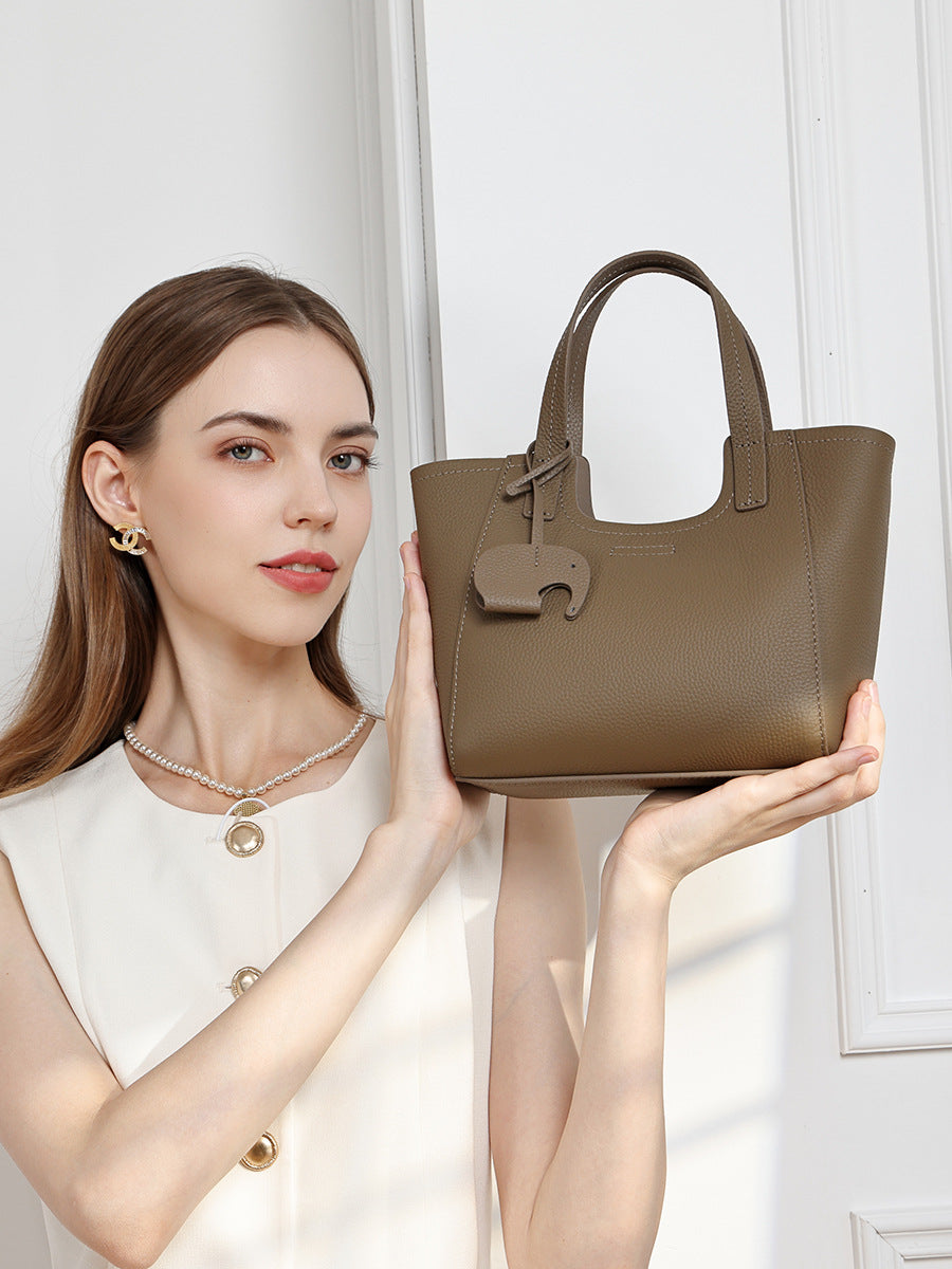 Genuine Leather Tote Bag for Women