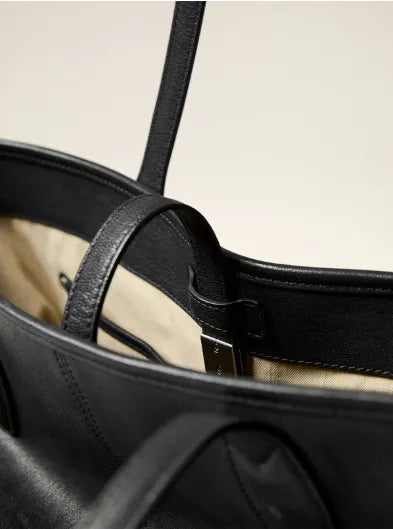 Soft Genuine Sheepskin Leather Tote Bag for Women – Simone