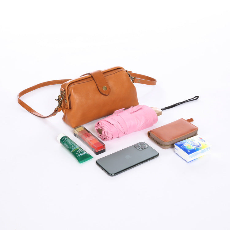 Genuine Leather Women Crossbody Bag
