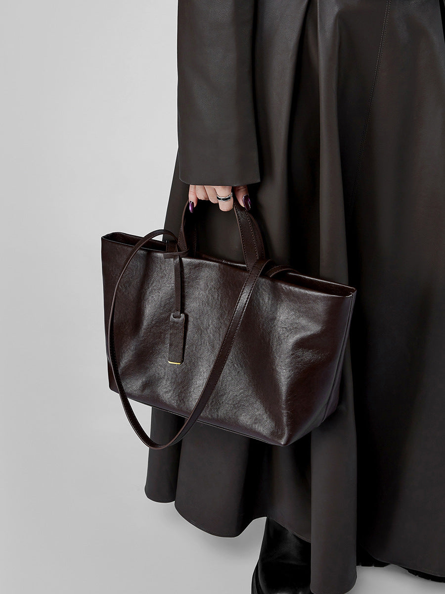 Genuine Leather Retro Shoulder Bag