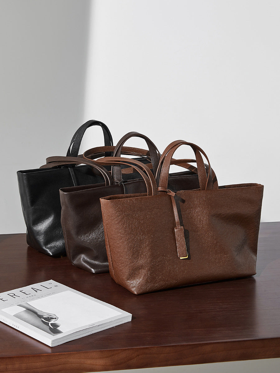Genuine Leather Retro Shoulder Bag