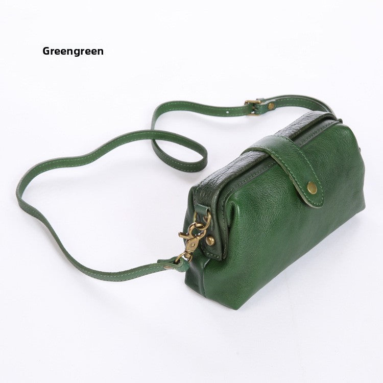 Genuine Leather Women Crossbody Bag