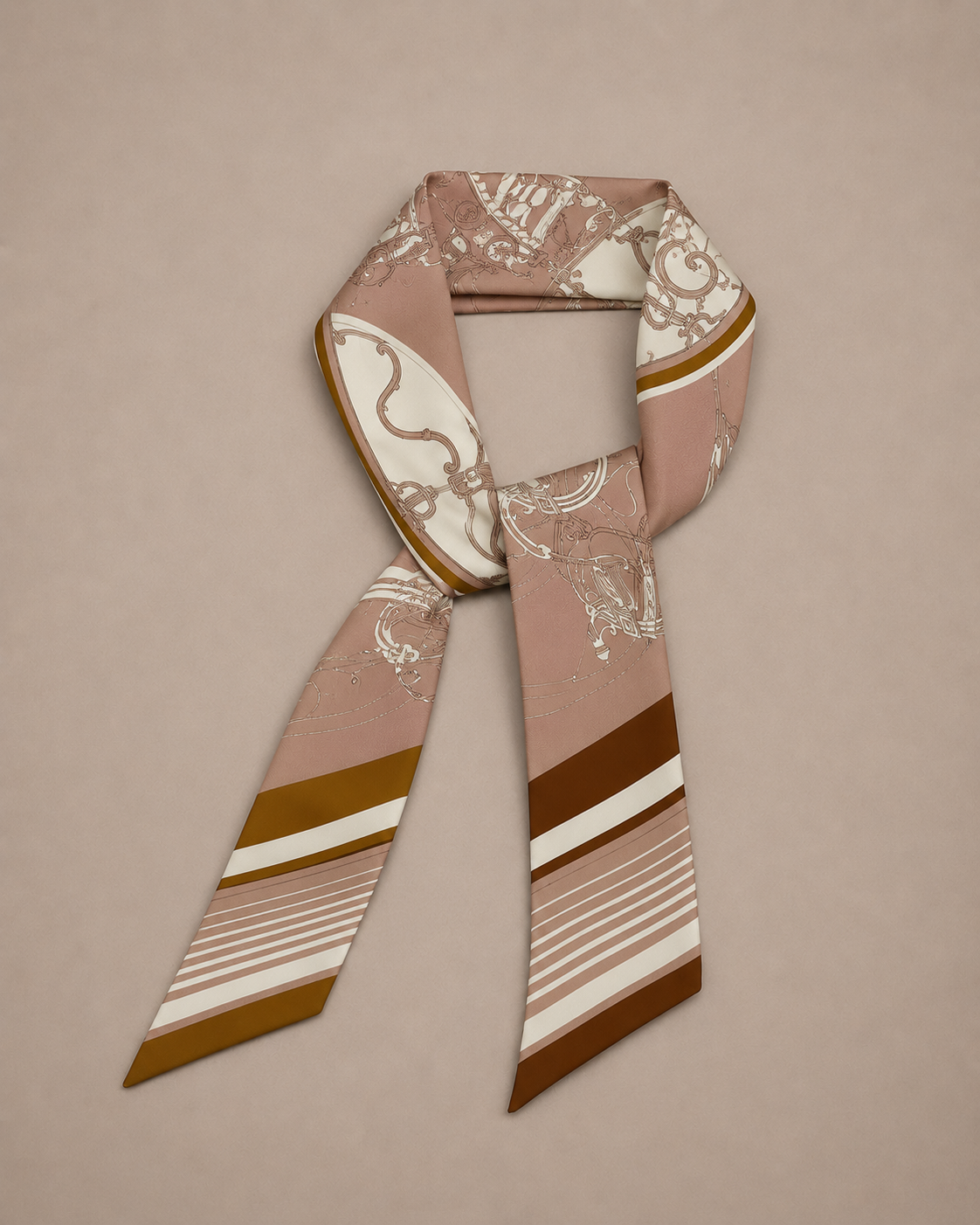 Women’s Luxury Silk Twilly Scarf for Handbags & Handle Wrapping – Celestia