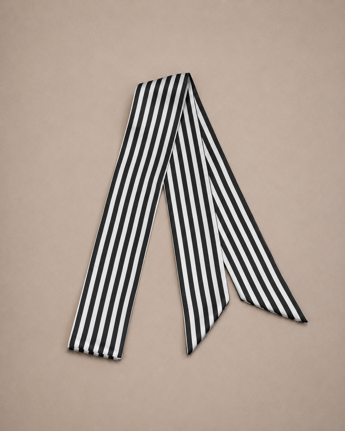 Women’s Elegant Striped Silk Bag Scarf for Handbags & Handle Styling – Monroe
