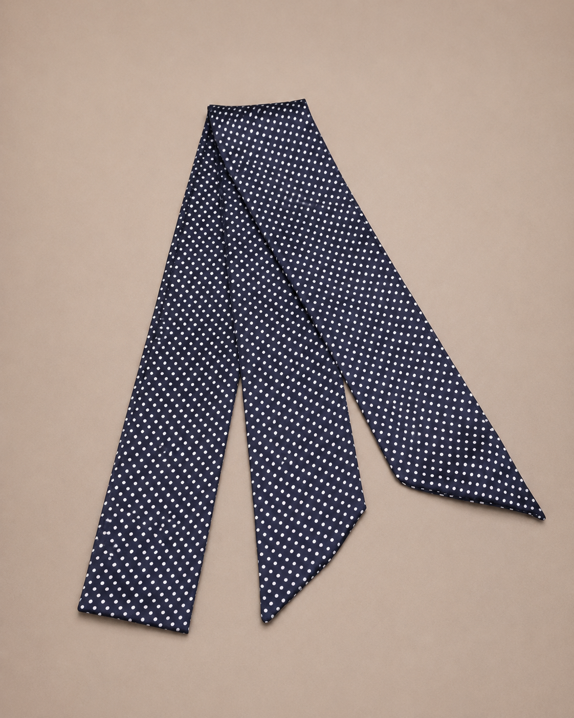 Women’s Luxury Polka Dot Silk Twilly Scarf for Handbags & Handle Styling – Monelle