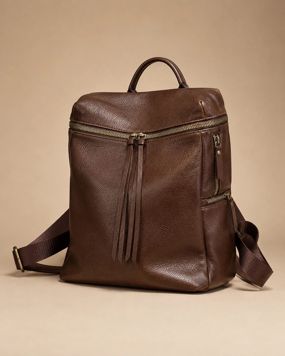 Adeline genuine leather backpack in a second alternative colourway.