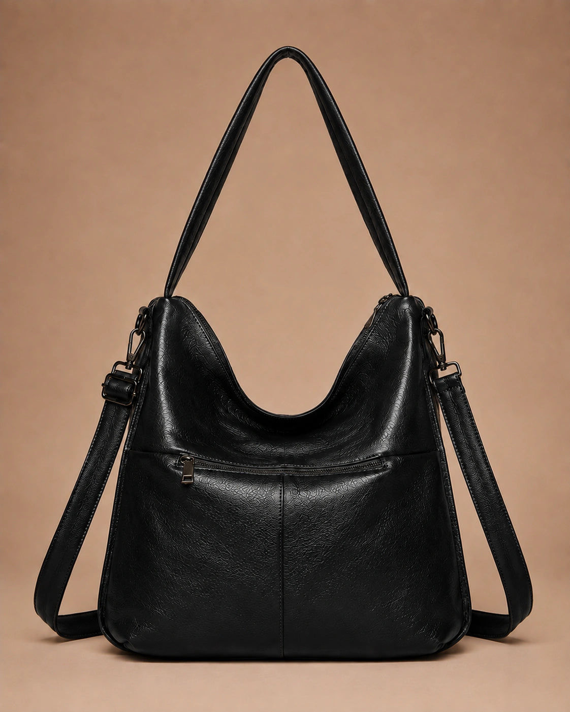The Marlowe genuine leather crossbody bag styled for everyday wear.