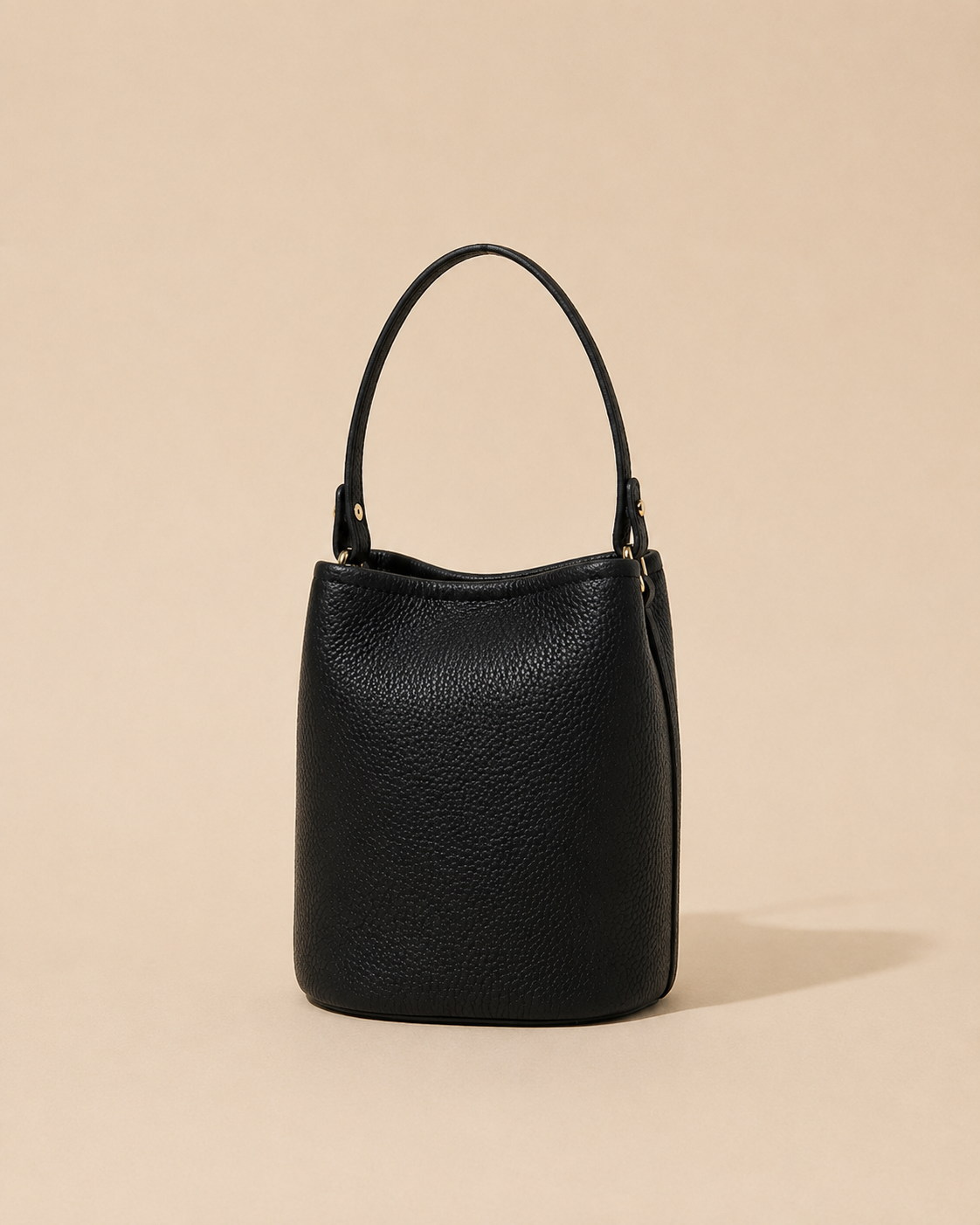 Cowhide Water Bucket Bag