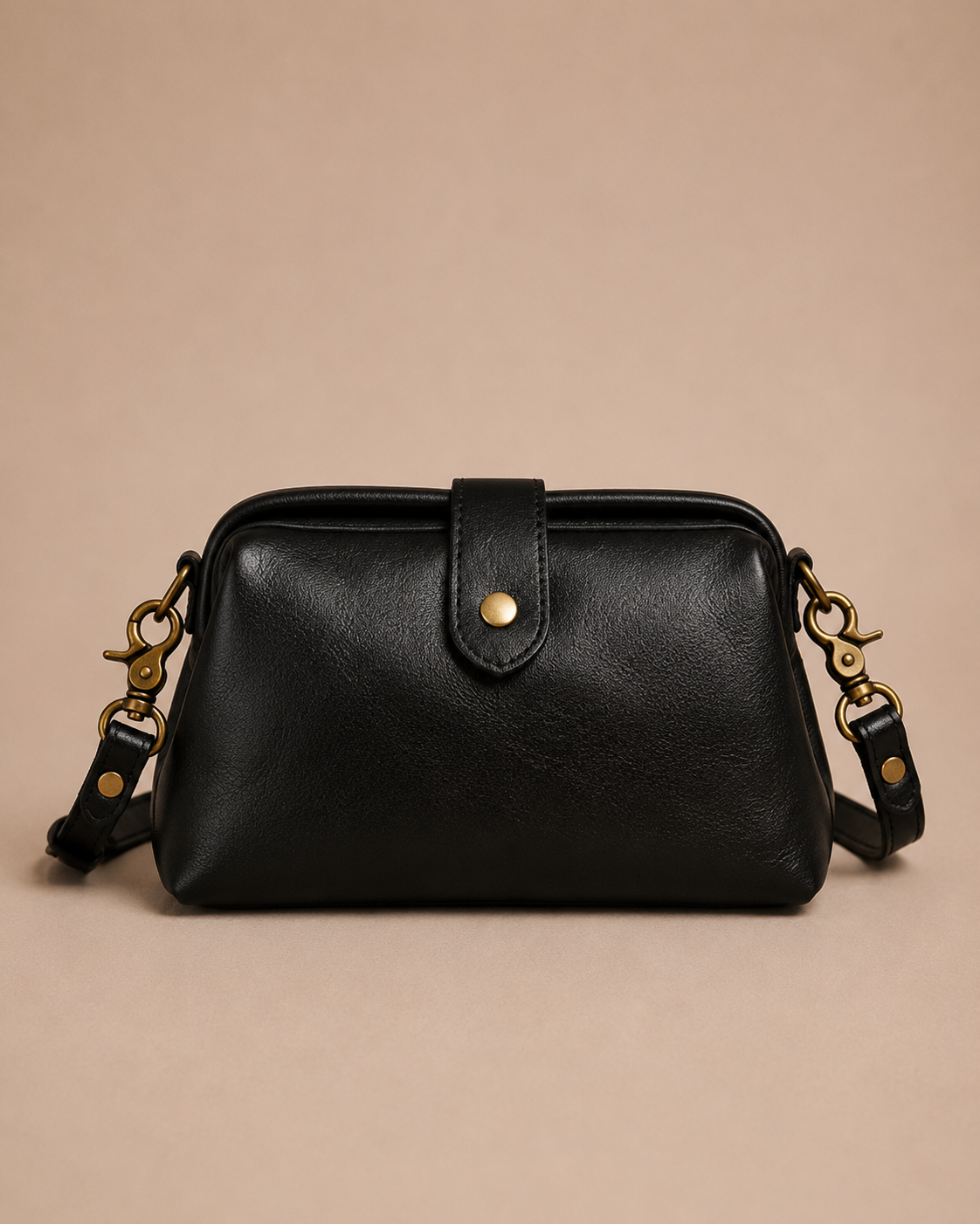 Elegant Vintage Leather Shoulder Bag – Siena