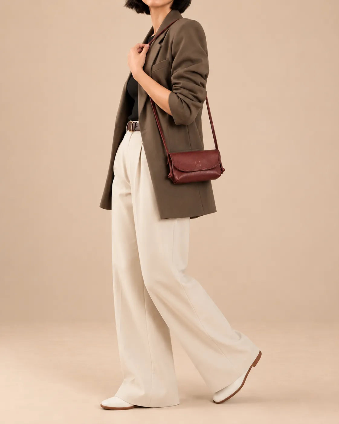 Vintage Vegetable Tanned Genuine Leather Women's Shoulder Bag