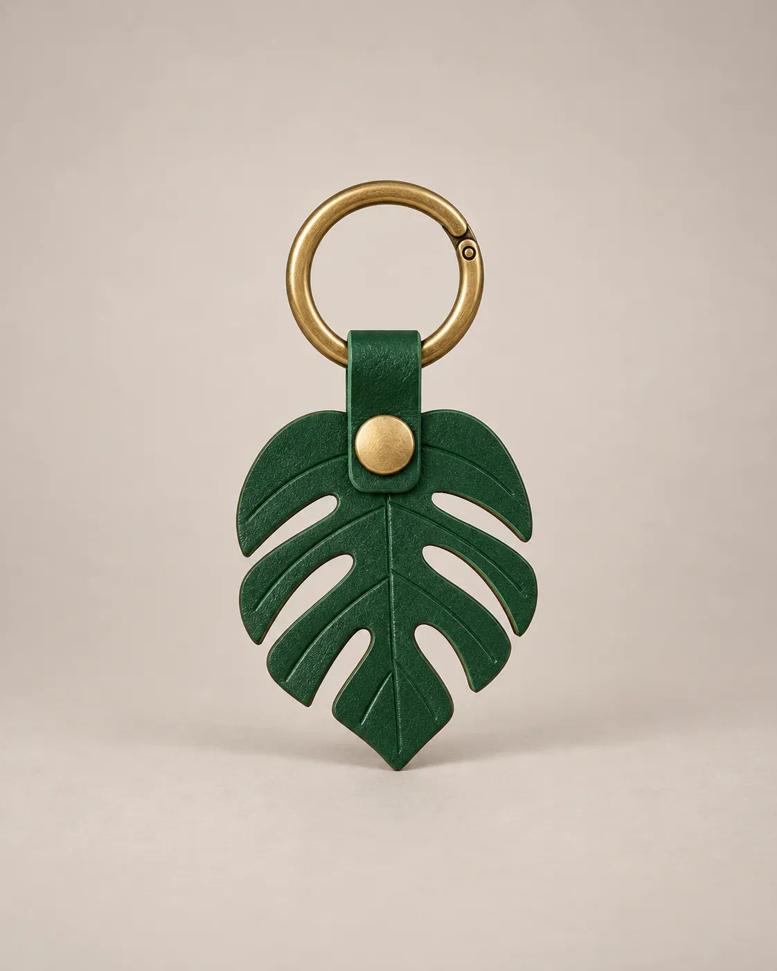 Monstera Leaf Bag Charm – Malena London