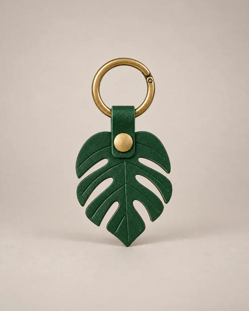 Monstera Leaf Bag Charm – Malena London