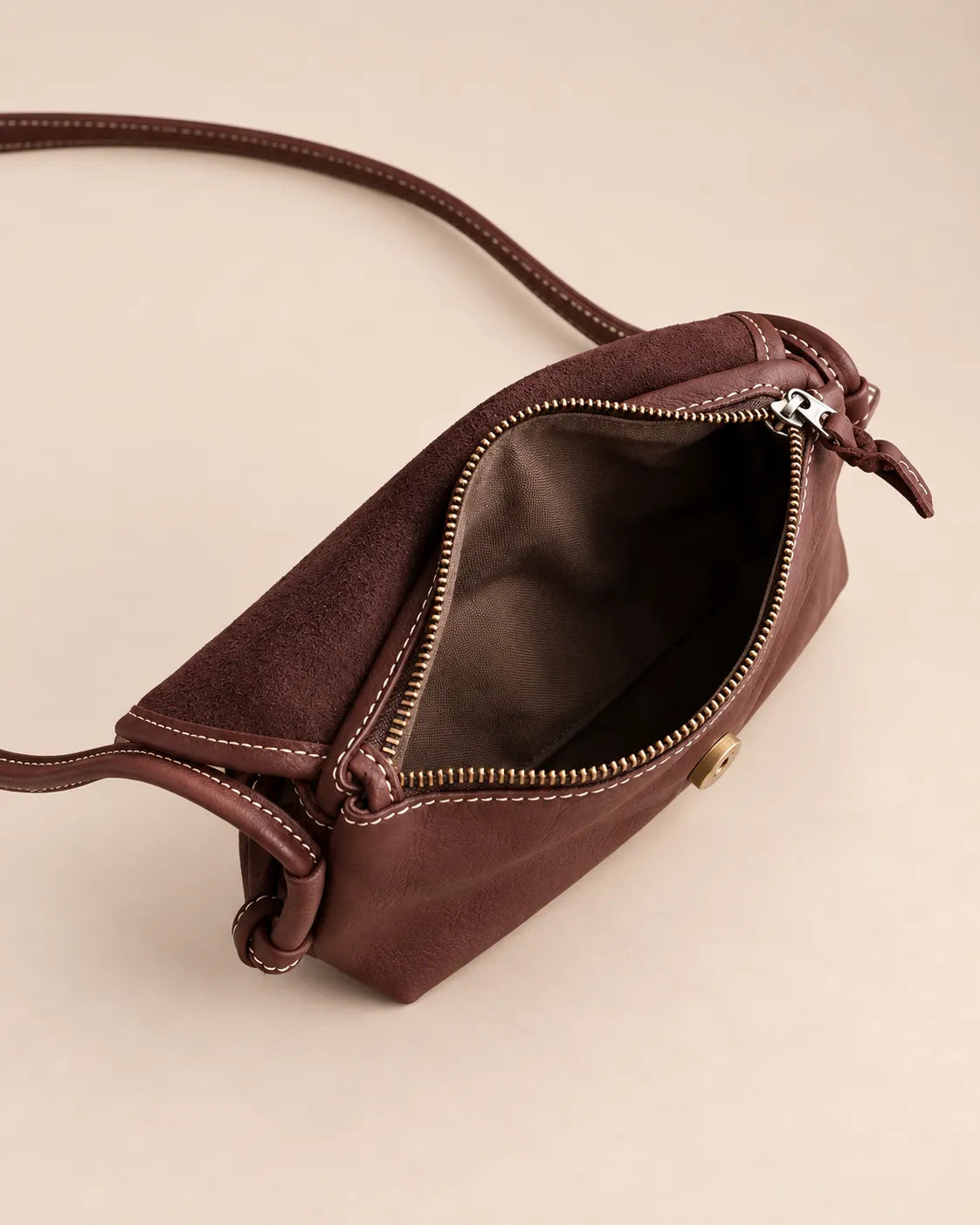 Vintage Vegetable Tanned Genuine Leather Women's Shoulder Bag