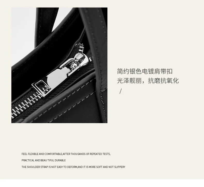 YANATARI NEW Large capacity tote bag Luxury Briefcase Leather business laptop bag Black shoulder bag Simple cowhide handbag