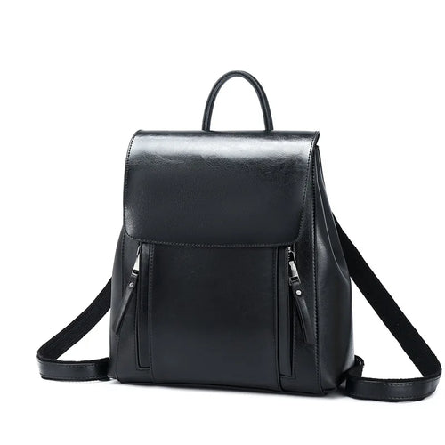 Women Backpack Cross body Shoulder Bag Genuine Leather Girls School Female Natural Skin Book Laptop Rucksack Messenger Bags